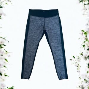 Champion DuoDry Black and Grey Heathered Leggings